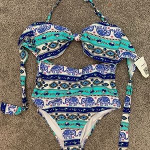 Cupshe Printed One Piece Swimsuit
